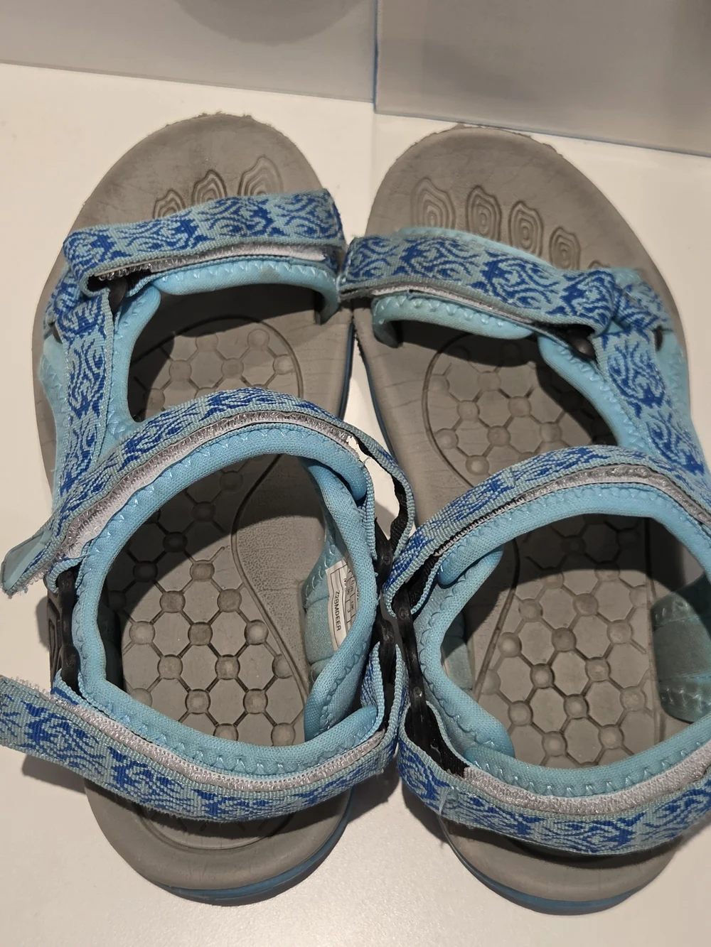 Dream Pairs Girls Sandals Size 4 Blue Big Kids Hiking Walking Outdoor Trails